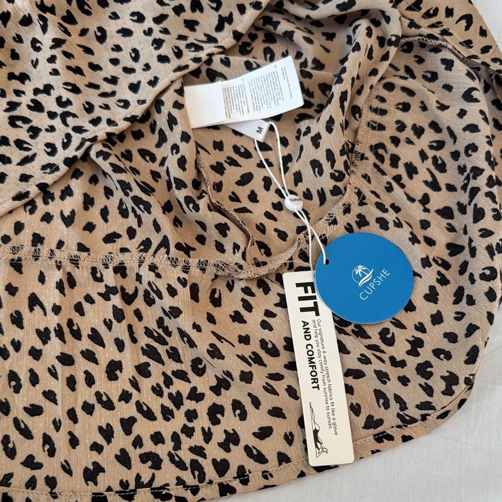 NWT Cupshe Animal Print Dress - Picture 5 of 5